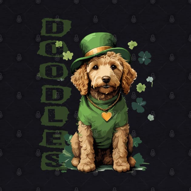 Goldendoodle St. Patrick's Day Cute Doodle by WOLVES STORE